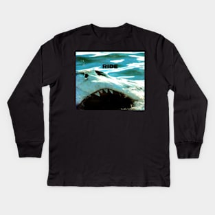 Unfamiliar Shoegaze Throwback Vapour Trail 1991 Kids Long Sleeve T-Shirt